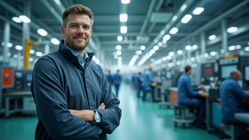 Fabrikhalle mit Maschinen und Produktionsanlagen